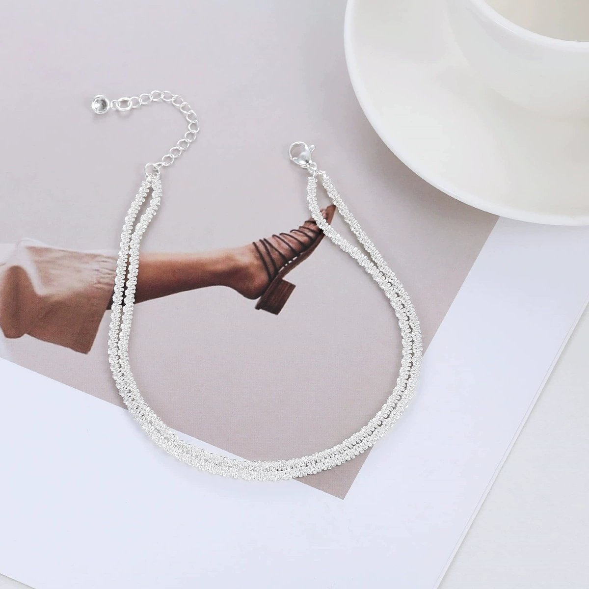 🎁🔥Dainty Layered Anklet For Women