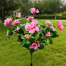 💐Simulation Azalea Flower Ground Stake Solar Light💐💡