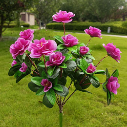 💐Simulation Azalea Flower Ground Stake Solar Light💐💡